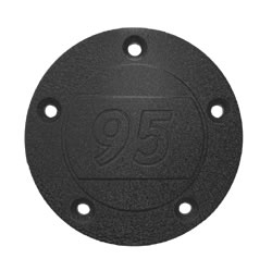 Electraeon Dark Series Stepped 95 inch Custom Points Cover for Harley-Davidson motorcycles.