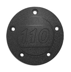 Electraeon Dark Series Stepped 110 inch Custom Points Cover for Harley-Davidson CVO motorcycles.