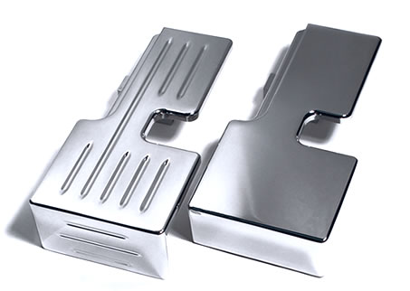 Electraeon Motor Mount Cover styles for Harley-Davidson Touring model motorcycles.