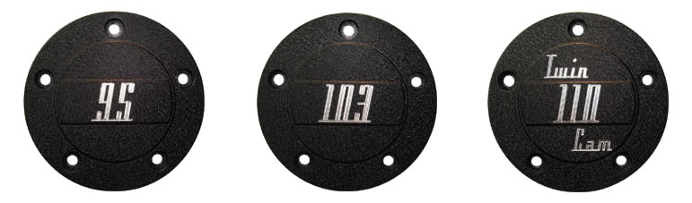 Electraeon Stealth Series Points Covers for Harley-Davidson motorcycles. Fits 99 and later Twin Cam motors. 10 versions available.