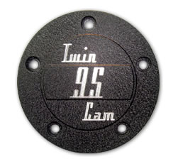 Electraeon Stealth Series Twin Cam 95 inch Custom Points Cover for Harley-Davidson Street Bob motorcycles.