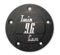 Electraeon Stealth Series Twin Cam 96 inch Custom Points Cover for Harley-Davidson motorcycles.